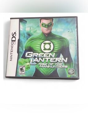 Nintendo DS Green Lantern Rise of the Manhunters Game Complete Tested with Case